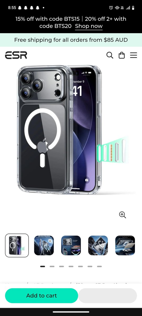 RichieBoss1298's tweet image. 🚨 ESR accidentally uploaded iPhone 17Pro cases in their official site..😂😂
And this shows how iPhone 17Pro is gonna look like finally🔥.
And now this "17Pro's cases" page is not working. This means these pictures are of real 17Pro design. lol

Phone is not looking thick tho😲…