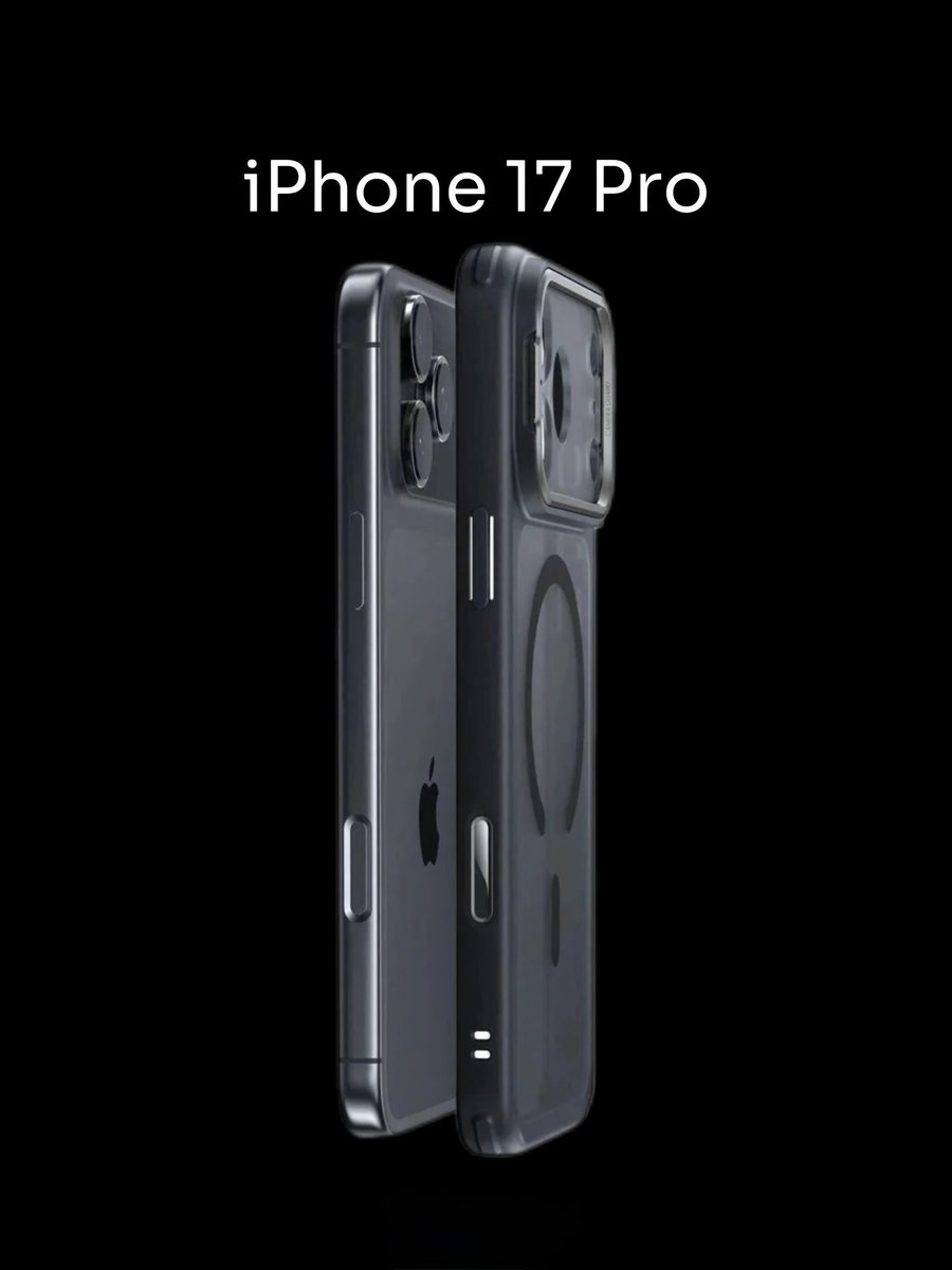RichieBoss1298's tweet image. 🚨 ESR accidentally uploaded iPhone 17Pro cases in their official site..😂😂
And this shows how iPhone 17Pro is gonna look like finally🔥.
And now this "17Pro's cases" page is not working. This means these pictures are of real 17Pro design. lol

Phone is not looking thick tho😲…