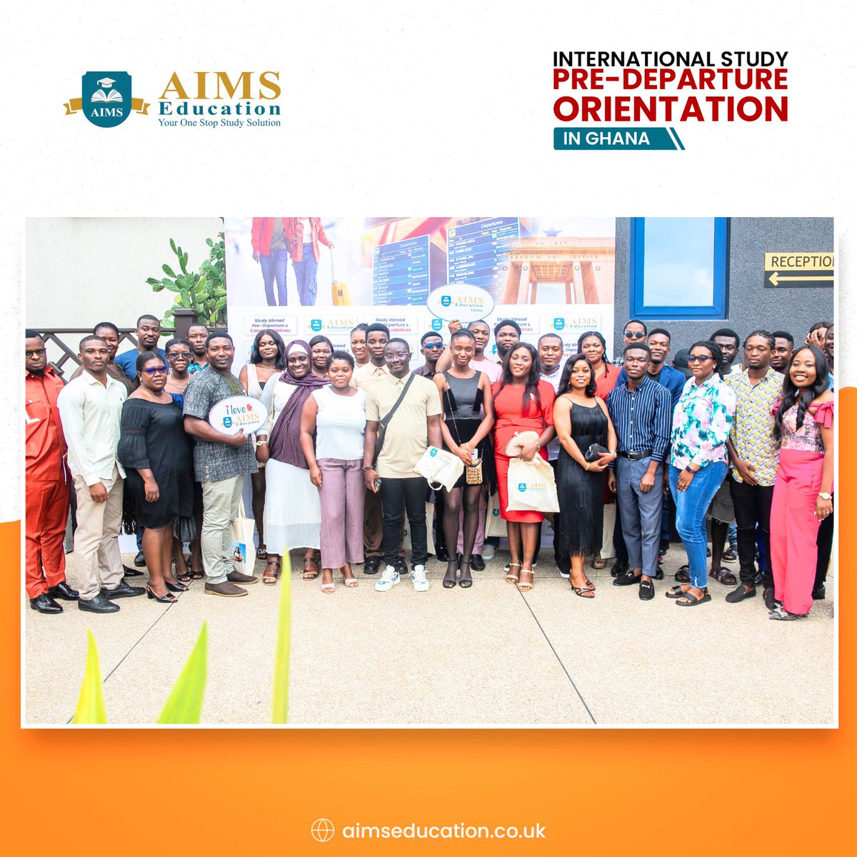 aimseducationuk's tweet photo. Pre-departure event 2025: Ready for a new chapter!!
What an amazing day we had in Ghana! Our students and their parents joined us for a fun and memorable Pre-Departure &amp; Career Guidance event.
#studyabroad #AIMSEducation #Careerguidance #PreDepartureSessio https://t.co/PiUScVWGD9