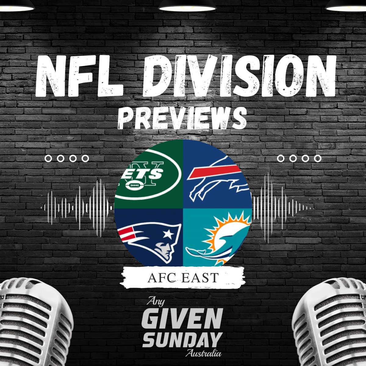 AGSAuPodcast's tweet image. Is the AFC East predictable? 
#Billsmafia already planning the parade? #Jetup think Fields is the second coming! #Phinsup  don’t even know what they’re watching anymore #NEPats  screaming ‘WE’RE BACK’… back on the grind but are they back yet? 

🎥🎙️👇 
youtu.be/z7h76AsEvoQ?si…