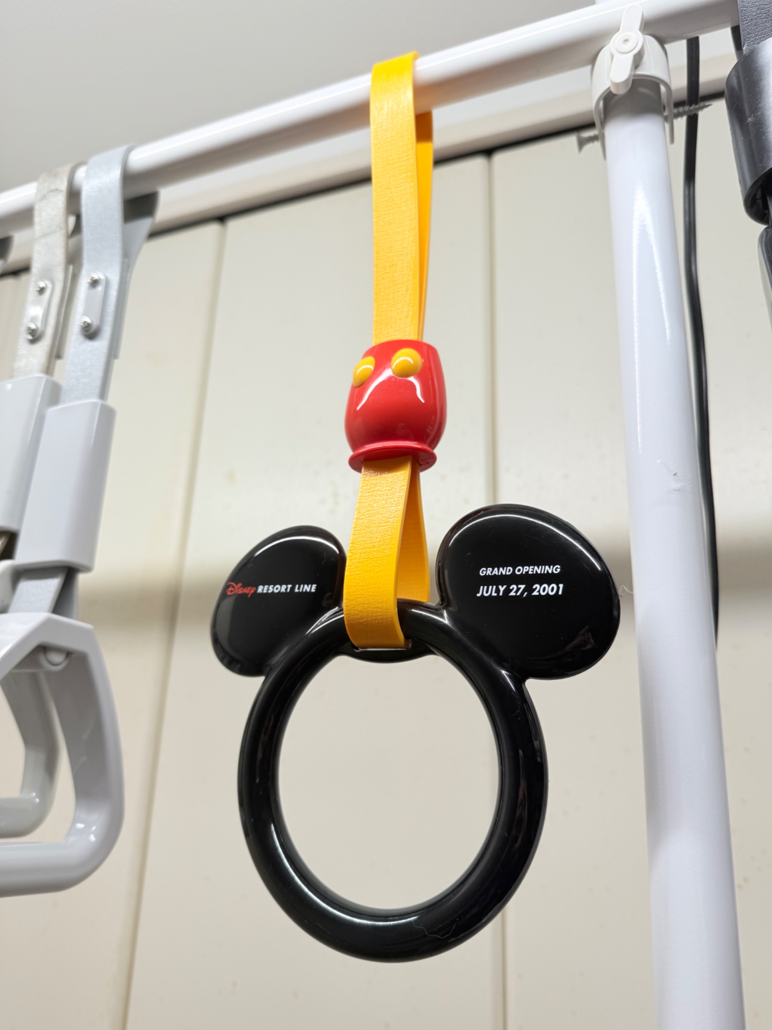 リゾートライン つり革 記念品 リゾートライナーのつり革デザイン！東京ディズニーランド