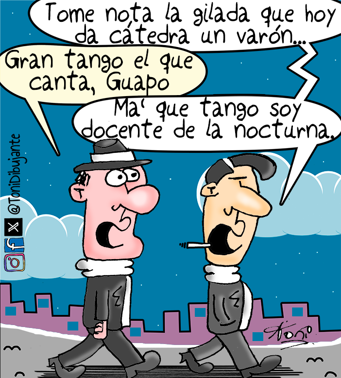 ToniDibujante's tweet image. Tome nota la gilada... #narigones #guapo #tango #milonga #juliososa