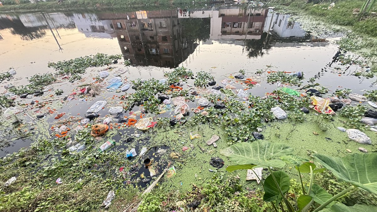 vasudhakalyan's tweet photo. This is the heartbreaking reality of our water bodies 
Every single day, humans are making them even more polluted.
If we don’t act now, tomorrow there will be no clean water left to save.@moefcc @UNEP @DC_Hazaribag @ddchazaribag @PMOIndia https://t.co/dZYLoKY6gL