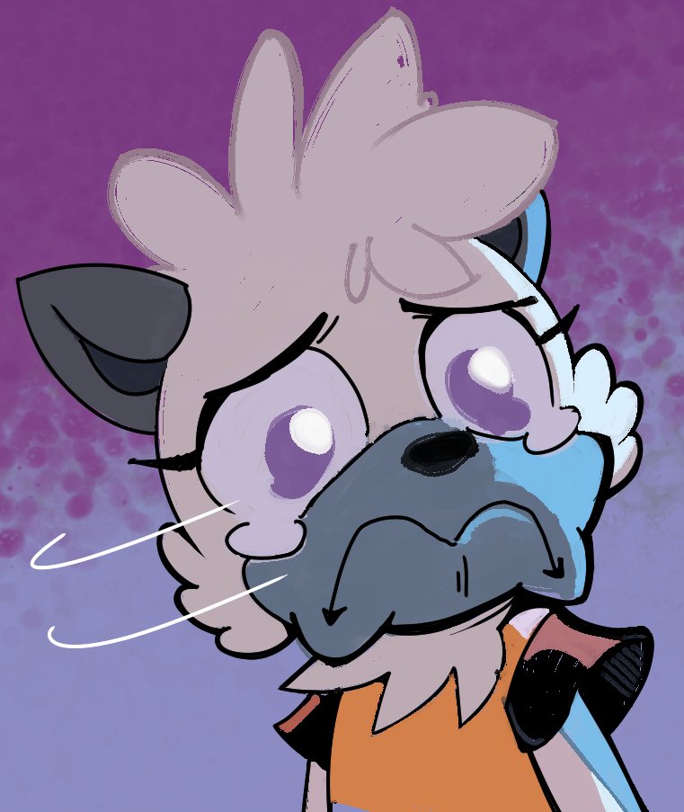 QBcubed's tweet photo. So, my therapist suggested that I completely separate study from work.  As a result, I decided to play with some new pens and brushes to recreate one of Tangle's many amazing expressions!

Fairly happy with how it came out tbh https://t.co/ThxZknKWil