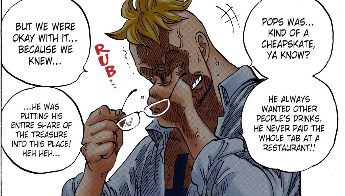 #ONEPIECE1158

Just like Marco said, Whitebeard was saving all that money to help his island 🥹 ily pops