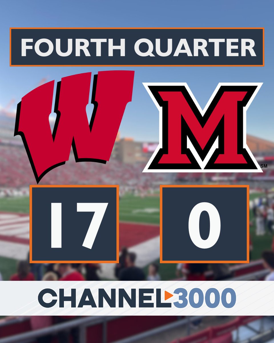 ANOTHER ONE! An interception gave the Badgers great field position, and they made it count with a touchdown.