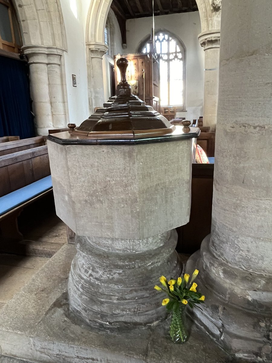 St John the Evangelist Church, Ryhall, Rutland. #fontsonFriday