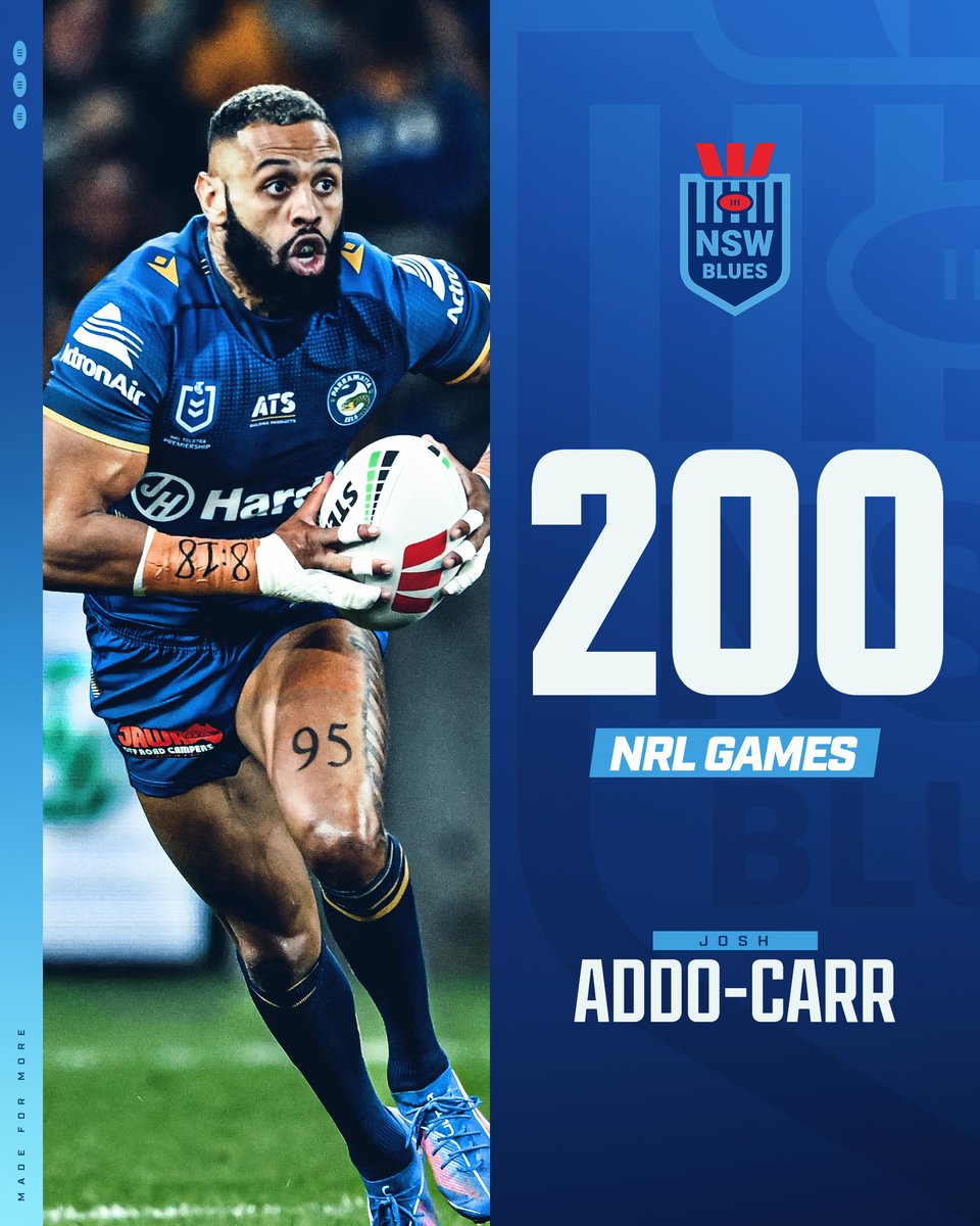 Some well-deserved milestones coming up tonight for a pair of True Blues 👏

#MadeForMore