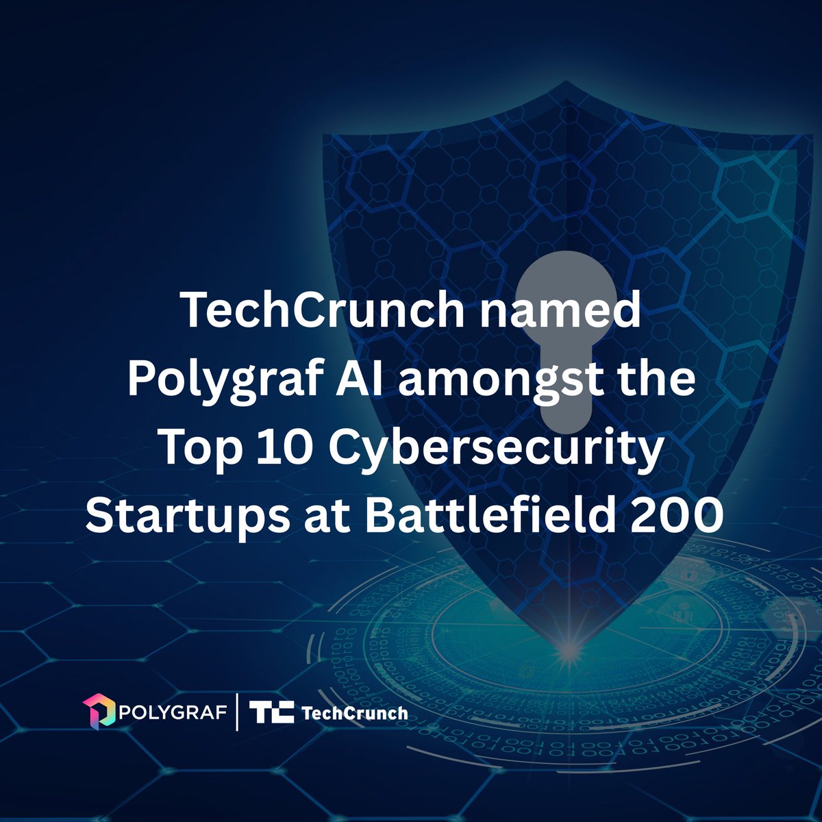 polygraf_ai's tweet photo. 🚀 Huge news: @TechCrunch named @polygraf_ai amongst the Top 10 #Cybersecurity startups in 2025, as part of #StartupBattlefield200, an annual, handpicked list of the 200 most promising early-stage startups worldwide.
We’ll showcase at #TCDisrupt (Oct 27–29, SF). See you there! https://t.co/Jpvvg2MLxT