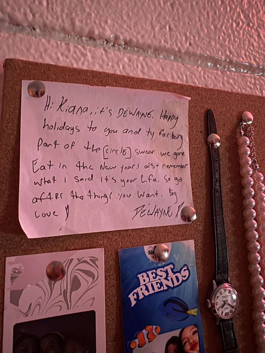 hi friend <a href="/yeahdewaynehere/">DE’WAYNE</a> i just wanted u to know i went off to college and moved out of my house finally :,) and had to bring a piece of the circle (you!!) w me , i didnt ever think i was gonna make it out, to anyone and everyone who gave 14 year old me a safe space, i love you