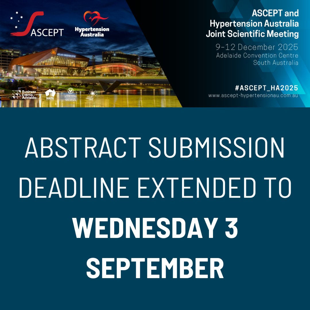 ASCEPT & Hypertension Aus Joint Scientific Meeting tweet media