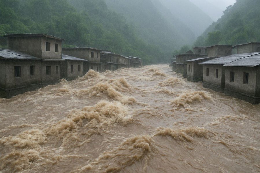 ANI's tweet photo. Due to continuous heavy rainfall in Chamoli district, the water levels of rivers have risen to dangerous levels. All people living in houses built along the riverbanks, please move to safe locations immediately. Your vigilance is your safety.

Source: Chamoli Police https://t.co/hVWbrtw9up