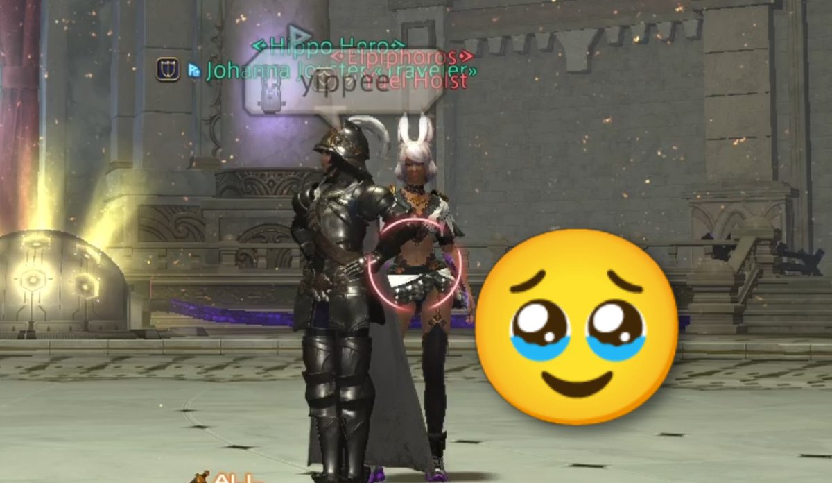 Low quality photo but I helped <a href="/chirithies/">Sofi⁷ @ BTS BTS</a> with 7.2! Emoji to block spoils #BuppyXIV