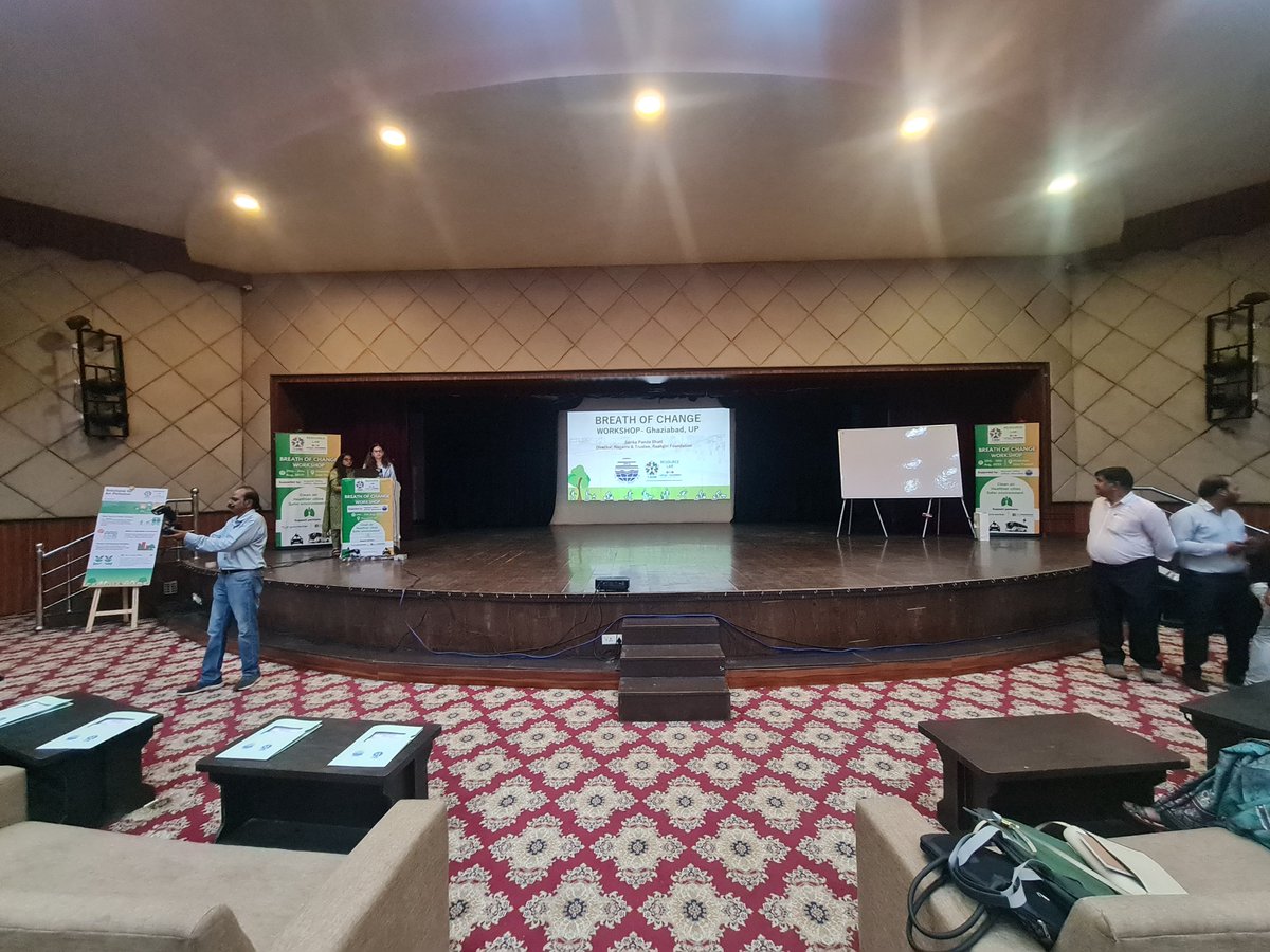 Raahgiri_Fdn's tweet photo. And today, we begin with the much-awaited dialogue - Breath of Change - under the leadership of @CAQM_Official, in collaboration with the Regional Office @UppcbG, #Ghaziabad. Proud to be part of the CAQM Resource Lab, taking steps towards making our cities more #liveable, #breathable, and pollution free, with cleaner air and safer streets for all.

#BreathOfChange I #environmental I @Bajpayeesk I @CAQM_Official I @manashuman I @nid_mad I @SarikaPanda I @Yuvamanthan_org I @cmsvatavaran I @CMOfficeUP I @UPGovt I @shakti911 I @sherryfrosh I @MORTHIndia I @CPCB_OFFICIAL I @pm25_monitor I @Nagarro I @WeUttarPradesh I @amitbhatt4u