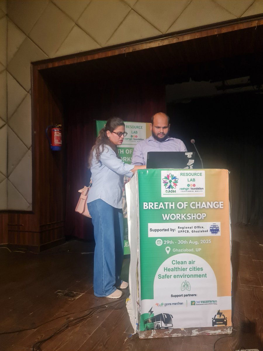 Raahgiri_Fdn's tweet photo. And today, we begin with the much-awaited dialogue - Breath of Change - under the leadership of @CAQM_Official, in collaboration with the Regional Office @UppcbG, #Ghaziabad. Proud to be part of the CAQM Resource Lab, taking steps towards making our cities more #liveable, #breathable, and pollution free, with cleaner air and safer streets for all.

#BreathOfChange I #environmental I @Bajpayeesk I @CAQM_Official I @manashuman I @nid_mad I @SarikaPanda I @Yuvamanthan_org I @cmsvatavaran I @CMOfficeUP I @UPGovt I @shakti911 I @sherryfrosh I @MORTHIndia I @CPCB_OFFICIAL I @pm25_monitor I @Nagarro I @WeUttarPradesh I @amitbhatt4u