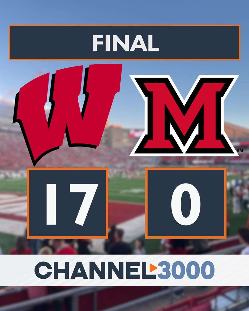 BADGERS WIN! Not the prettiest victory, but the Badgers start 1-0. Questions remain, however, about starting quarterback Billy Edwards Jr.