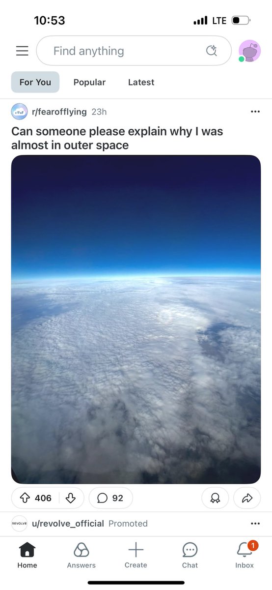 JACKatyou's tweet photo. Opened my reddit app to this and the cackle it gave me did cure my fear of flying https://t.co/tonCIWAelM