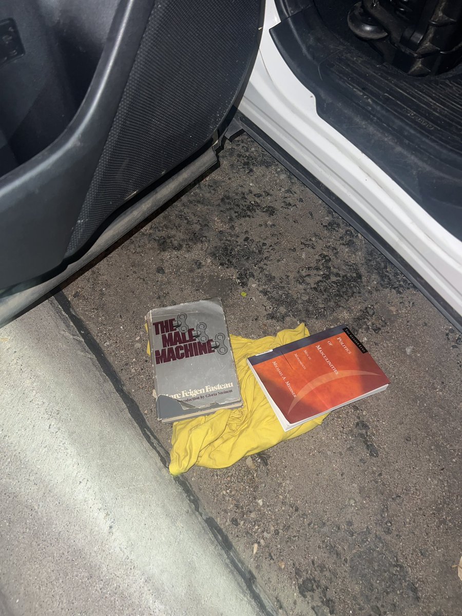 Great books to fall out of the car while I’m looking for the estrogen I left at home