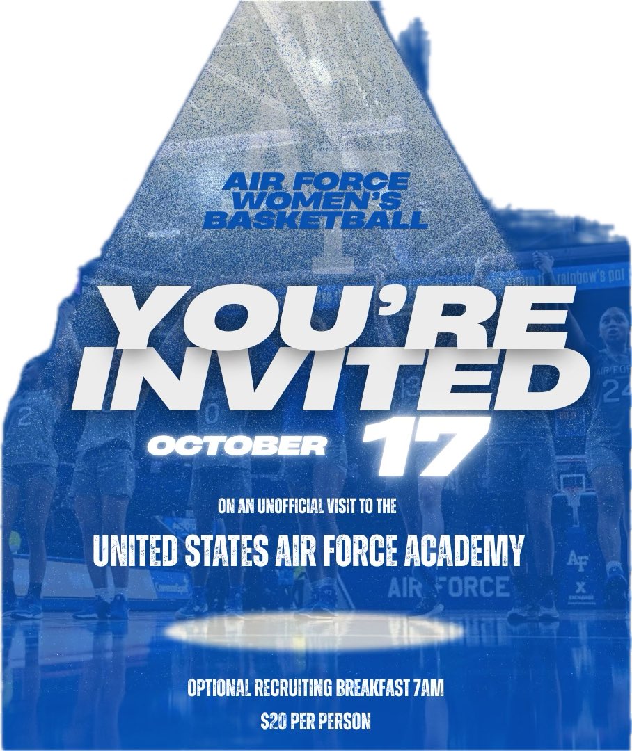 @lakelyng2026 (@lakelyng2026) on Twitter photo Excited and blessed for the opportunity!! Looking forward to seeing campus✈️ <a href="/AF_WBB/">Air Force Women's Basketball</a> <a href="/RasleyRynae/">RynaeRasley</a> 
<a href="/Cliff_Coach/">Clifford Coleman</a> 
<a href="/Coachdodgen/">Michael Dodgen</a> 
<a href="/crystal_grasty/">Crystal Coleman</a> Excited and blessed for the opportunity!! Looking forward to seeing campus✈️ <a href="/AF_WBB/">Air Force Women's Basketball</a> <a href="/RasleyRynae/">RynaeRasley</a> 
<a href="/Cliff_Coach/">Clifford Coleman</a> 
<a href="/Coachdodgen/">Michael Dodgen</a> 
<a href="/crystal_grasty/">Crystal Coleman</a>