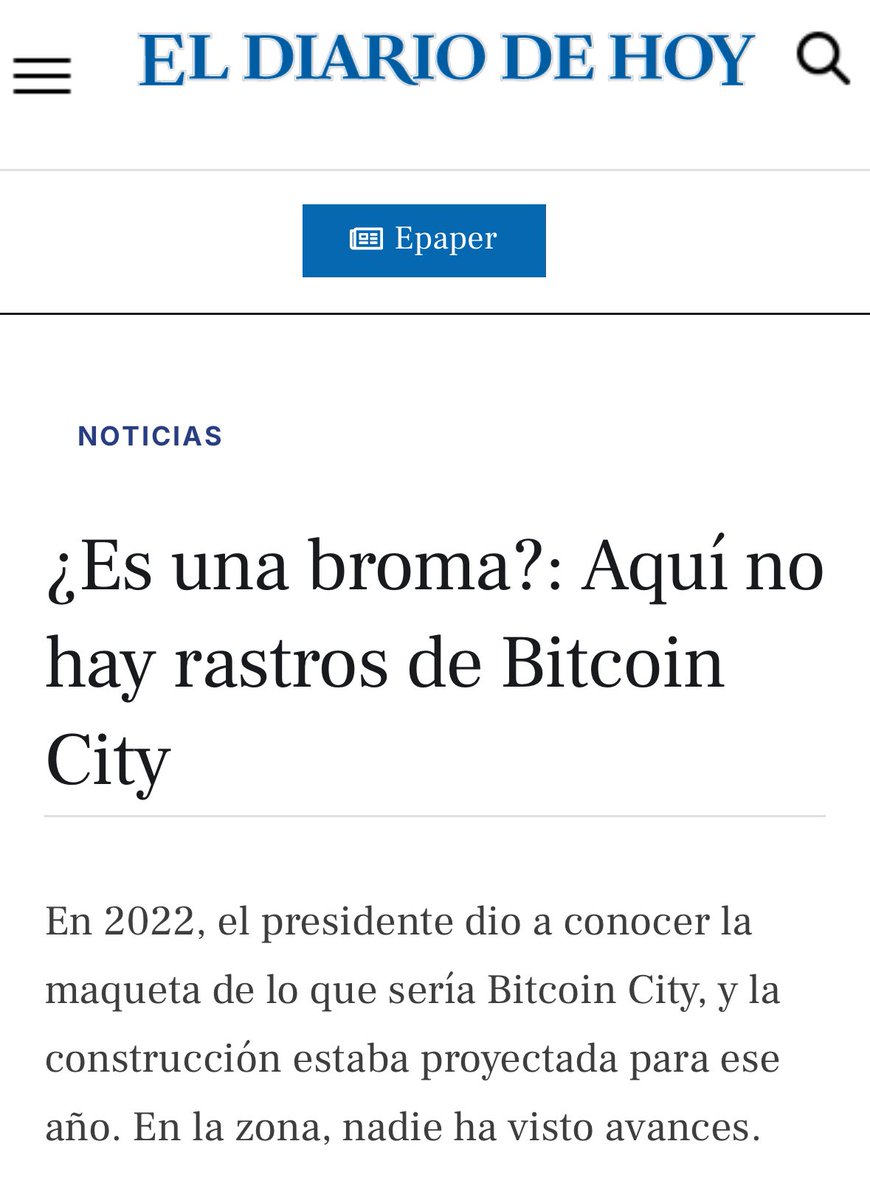 Bitcoin City no existe pero ya se gastaron varios milloncitos de dinero  público en su nombre. https://t.co/ipBeDF7u2t