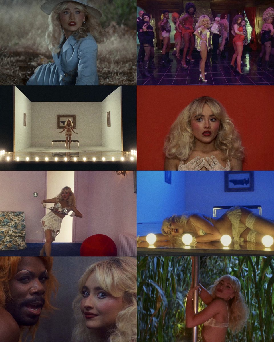 ela entregou vibe slasher, atuação, múltiplos looks, estética, coreografia, carisma, tesão, humor, TUDO. o clipe de tears está um luxo e só prova que a videografia de sabrina carpenter só está ficando melhor e maior ☝🏻