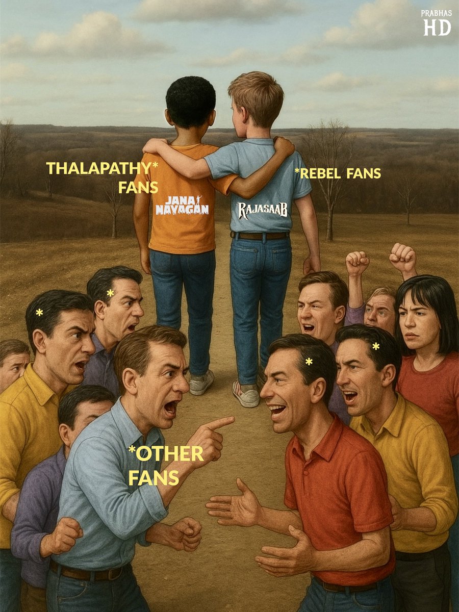 Prabhas_HD's tweet photo. Don’t want to mention those fandoms 🤷🏻‍♂️
#TheRajaSaab #JanaNayagan https://t.co/8v3OwgQ9Fs