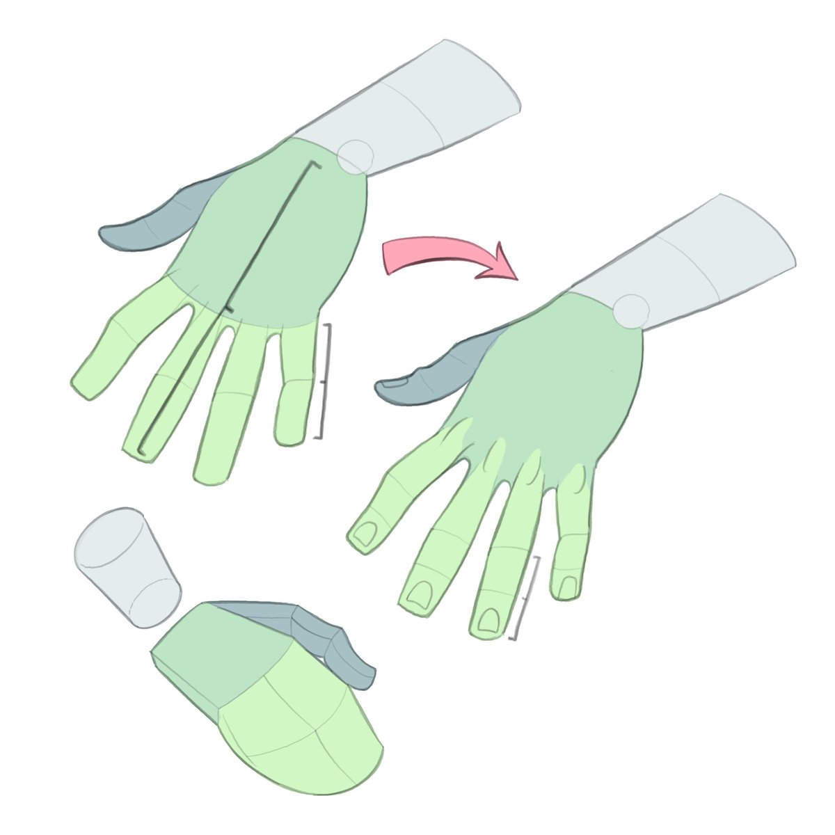 🪱Struggling with drawing hands? Start with proportions first, then add detail. Simple shapes make better drawings. Save this for your next sketch!