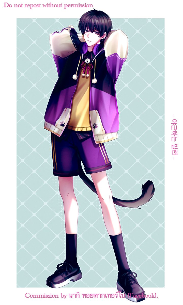 Oh my goodness, the side story - Enraidman is literally going to make my heart explode, ahhh! I can’t keep this to myself any longer! This cat version suit when he wears it for Jae-eon. Absolute perfection! /Great Father, your taste is nothing short of divine!

- 야근하는 빌런 -