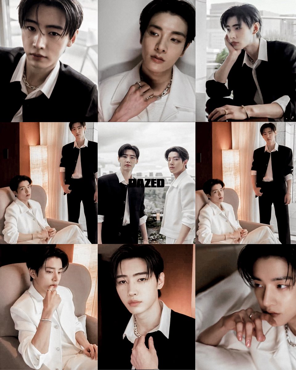 jake and sunghoon for dazed korea