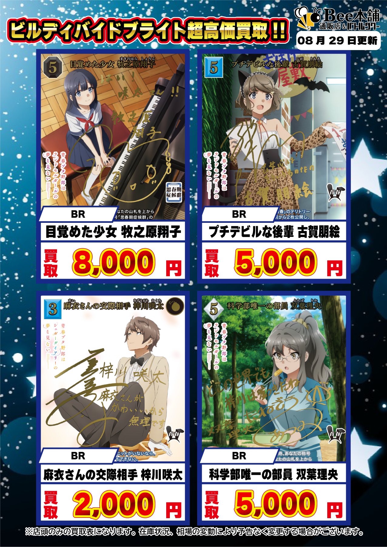 BR 目覚めた少女 牧之原翔子 青ブタ ビルディバイド ブライト