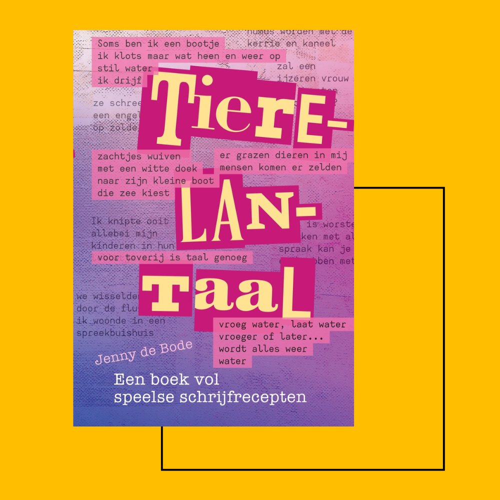 Bestel dit boek bij de auteur: Tierelantaal Jenny de Bode € 22,50 bestelbijdeauteur.nl/?zoek=Jenny%20… #creatiefschrijven #gedichtjes #creatief #schrijven #spelen met #taal #hobby #bestelbijdeauteur
