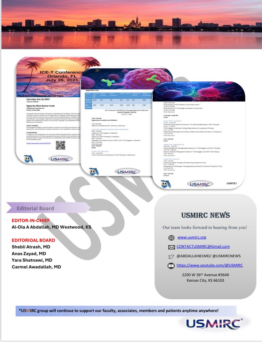 USMIRCNEWS's tweet photo. Now August issue from @USMIRCNEWS by @Abdallah81MD @AtrashShebli @AnasZayad 

#ICE_T #mmsm #MedEd #myeloma #MedTwitter #USMIRC @USMIRCNEWS  

https://t.co/IV7TQsv9kY ! https://t.co/e0QucfYbim