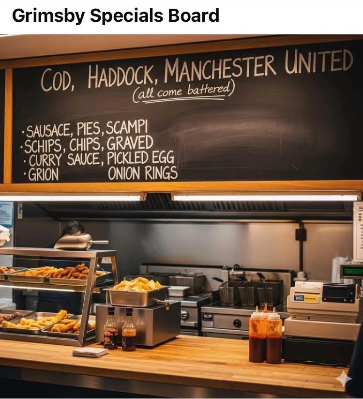 Grimsby Specials board 😂