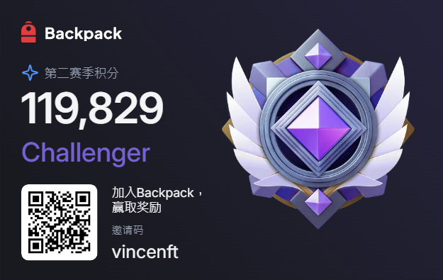 本周積分, 倉位快沒了🥲
<a href="/Backpack_CN/">Backpack中文</a> <a href="/Backpack/">Backpack 🎒</a> 我相信S3將會更捲...