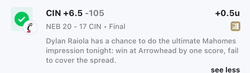 Maybe my greatest cap ever?