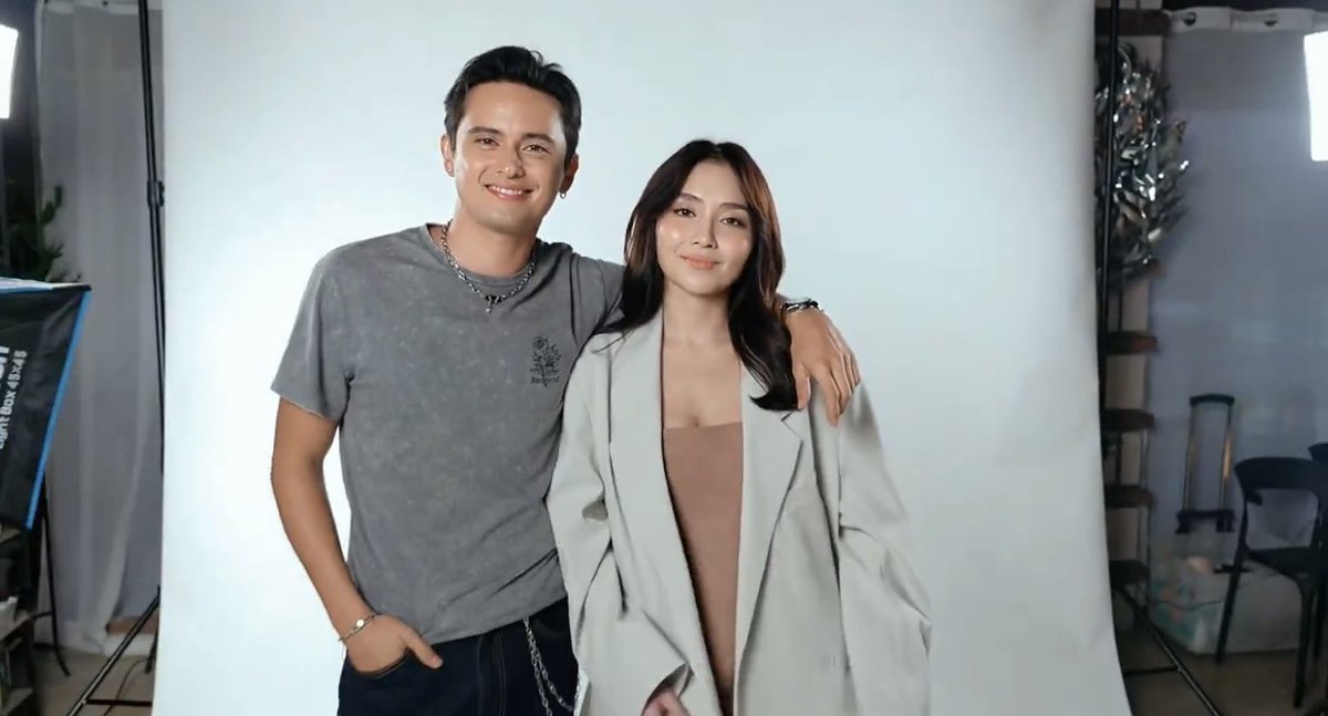 ABSCBNNews's tweet image. LOOK: James Reid and Kathryn Bernardo during a photoshoot as they work on a big project soon under Dreamscape Entertainment. | via @mjfelipe