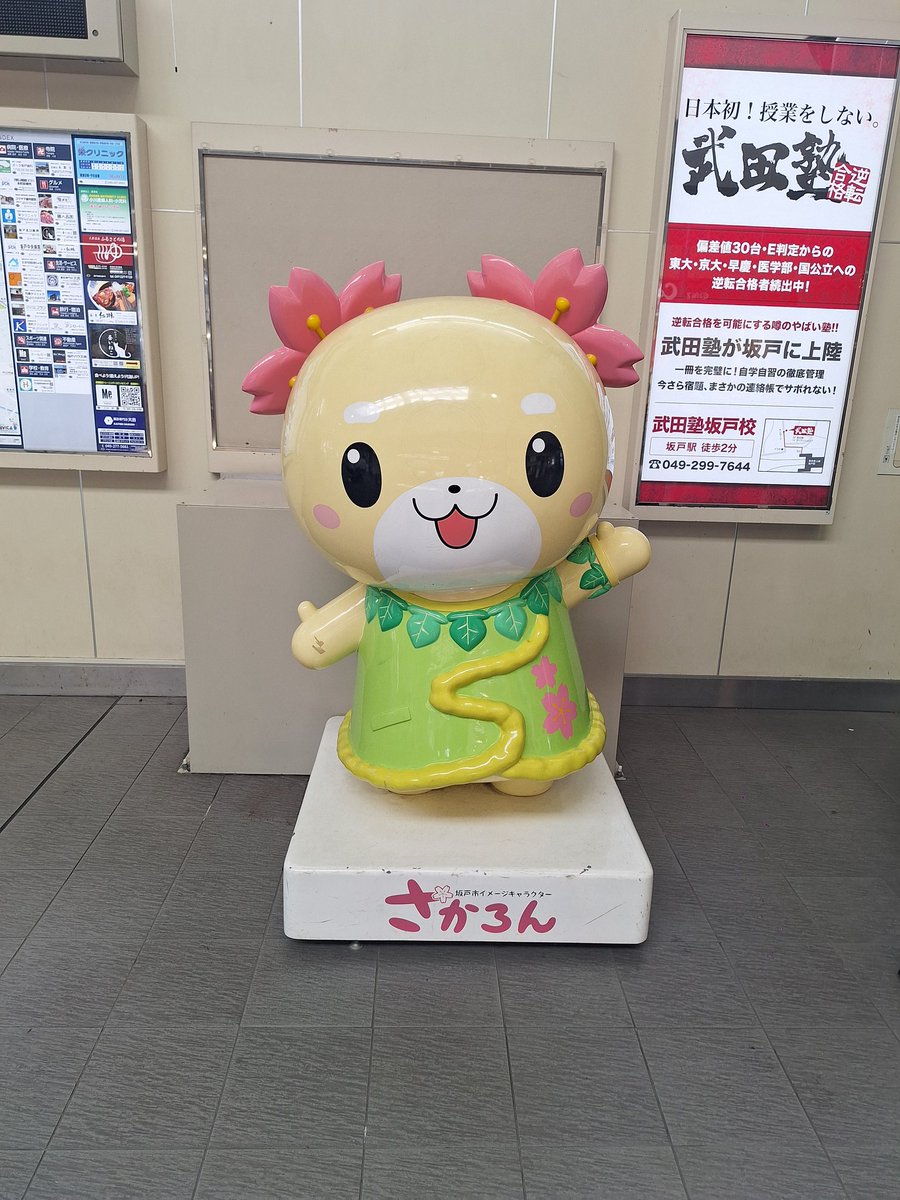 坂戸市のゆるキャラ
さかろんです🎵