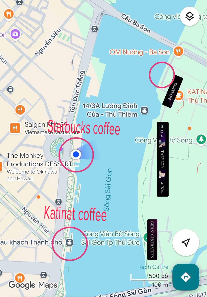 TYVNFU's tweet photo. You can go to Starbucks Coffee or Katinat Coffee at Bạch Đằng Wharf to watch the skyled.

Time: Today 16:00-24:00
Location: SKYLED THỦ THIÊM https://t.co/vPTb8JIaOv