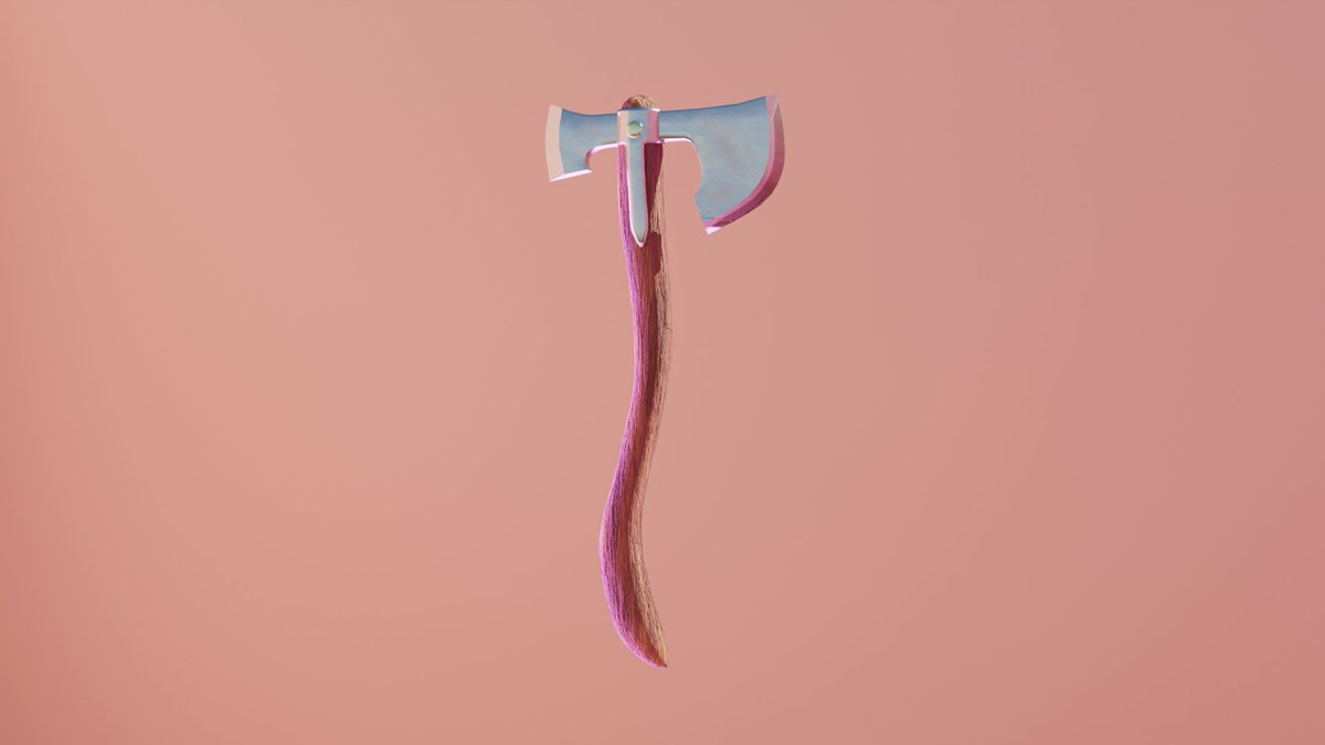 SParanoico's tweet photo. Mi segundo modelo 3D, una hacha de combate 
Tiempo aproximado : 4 horas

Comenta que te parece :D

#blender #blender3D #3D #3dmodeling #3DModels #3dart #battleaxe #axe #3Daxe #3Dweapon #weapon #meleeweapon #axe3D #battleaxe3D https://t.co/umgqJ2oI66