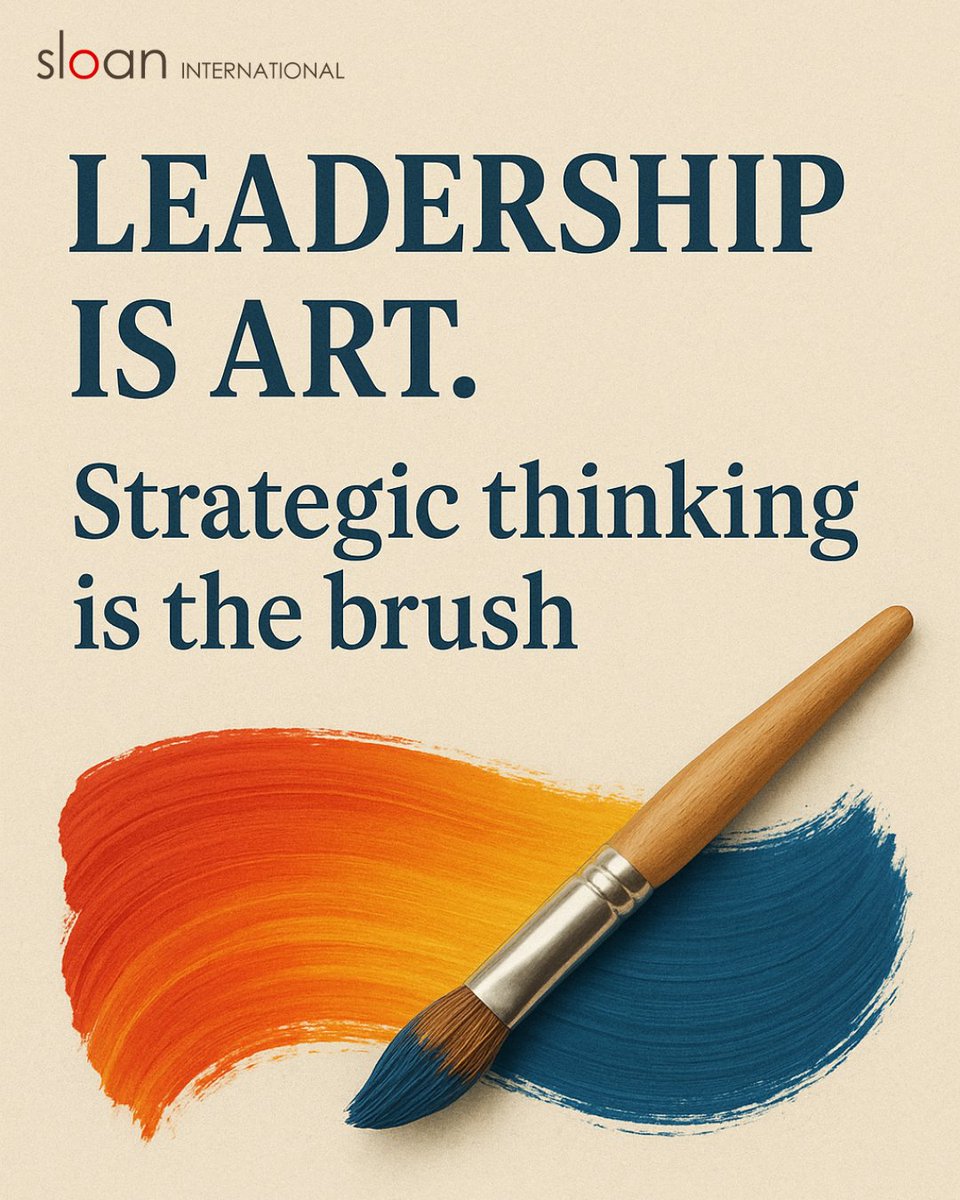 JuliaASloan's tweet image. Leadership is art. Strategic thinking is the brush. What future are you painting with your choices today?
sloaninternationalconsulting.com/services/
*
*
#StrategicThinking #LearningLabs #JourneyToMastery #BusinessChallenges #VirtualSeminar #InHouseTraining #BusinessStrategy #CognitiveCapacity