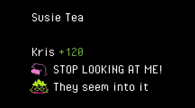 this is still crazy to me, kris making direct eye contact while drinking the tea 
#krusie