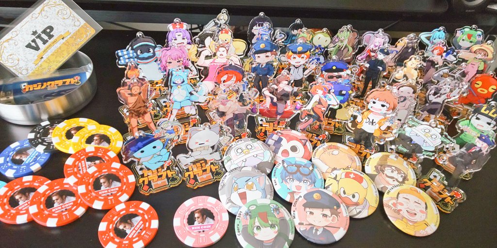 カジノクラフト #50人クラフトグッズ カジノグッズ届いた！ コイン凄く