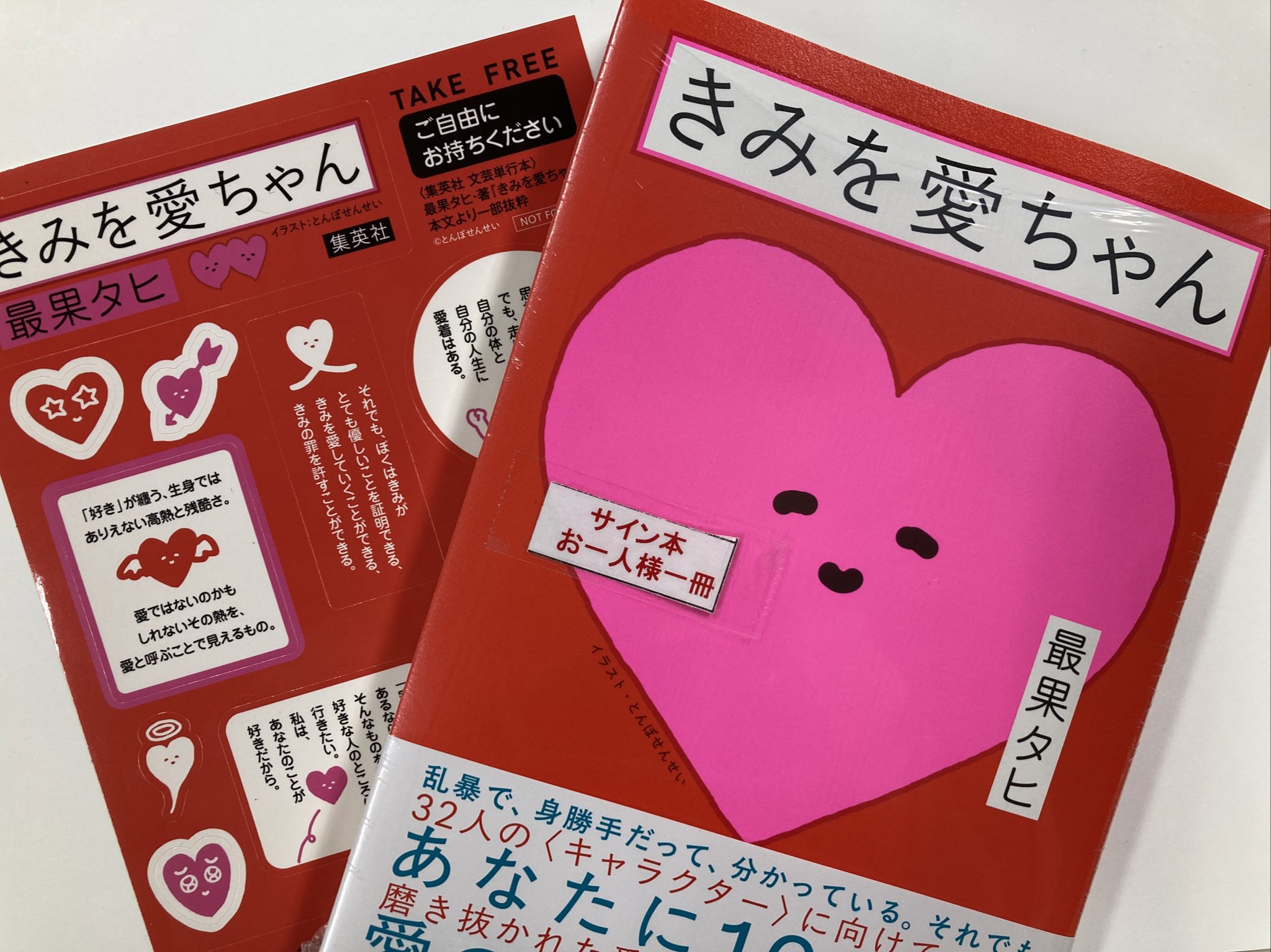 最果タヒ　サイン本 サイン本】最果タヒ『きみを愛ちゃん』 – 青山ブックセンター本店