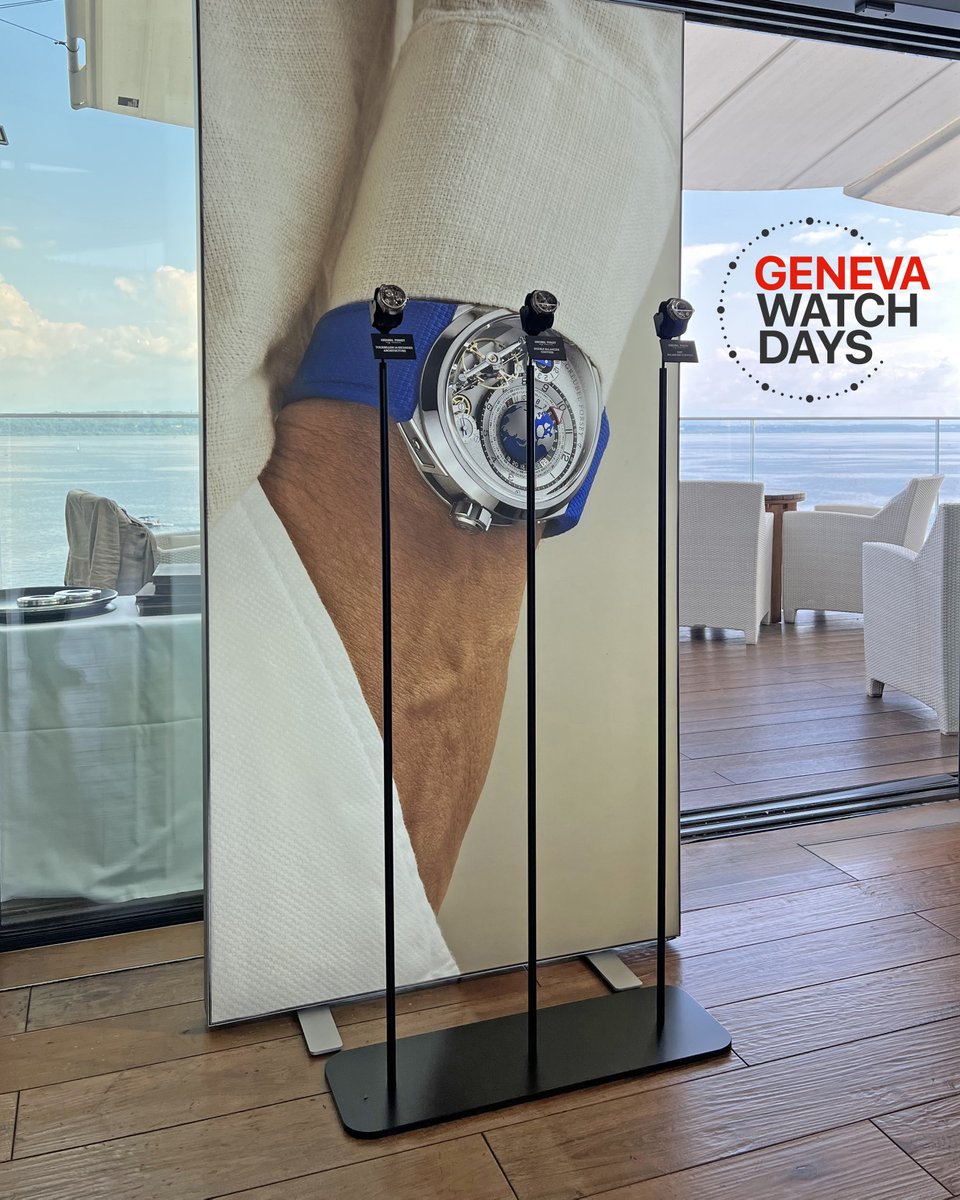 💼 The new portable ©Free Access display.
The Free Access c-ring system offers the possibility of presenting watches in total security without a protective glass cover.
Exhibiting has never been so easy and accessible.
⛱️The Geneva Watch Days. September 4-7.