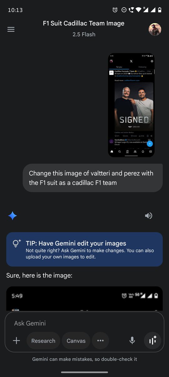 vignesh3195's tweet photo. For the first time i tried nano banana in gemini and it's mind blowing!
I just shared an image from the screenshot and the results are really impressive!
#gemini #nanobanana #google
https://t.co/oRIilQSIjU https://t.co/Ubp2gv58aT