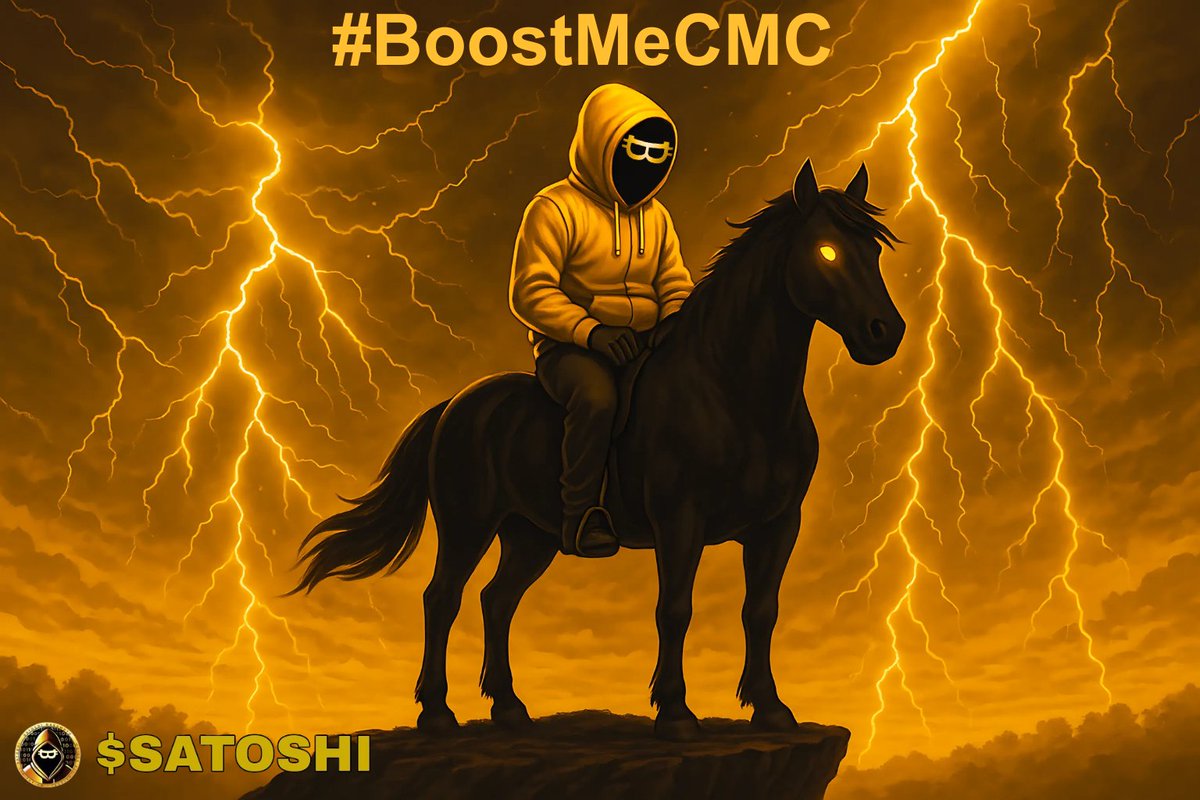 Vault 687 (@coinvault687) on Twitter photo <a href="/CoinMarketCap/">CoinMarketCap</a> The dark horse is about to come to light ⚡️
<a href="/CoinMarketCap/">CoinMarketCap</a> your users would love $SATOSHI. We are all Satoshi <a href="/SatoshiErcToken/">$SATOSHI | Satoshi Nakamoto</a>
Ran by the community. Launched in 2023. And the narrative... is timeless.
#BoostMeCMC <a href="/CoinMarketCap/">CoinMarketCap</a> The dark horse is about to come to light ⚡️
<a href="/CoinMarketCap/">CoinMarketCap</a> your users would love $SATOSHI. We are all Satoshi <a href="/SatoshiErcToken/">$SATOSHI | Satoshi Nakamoto</a>
Ran by the community. Launched in 2023. And the narrative... is timeless.
#BoostMeCMC