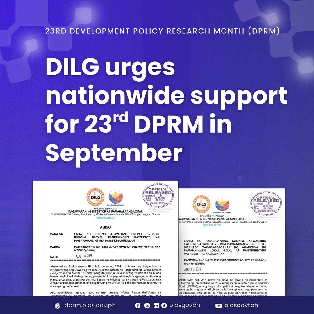 Philippine Institute for Development Studies tweet media