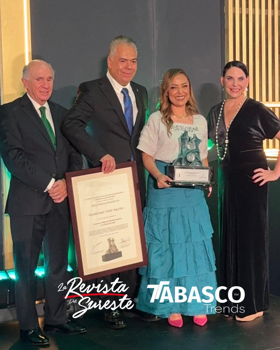 DE TABASCO PARA EL MUNDO: 𝐋𝐔𝐏𝐈𝐓𝐀 𝐕𝐈𝐃𝐀𝐋 𝐄𝐒 𝐑𝐄𝐂𝐎𝐍𝐎𝐂𝐈𝐃𝐀 𝐂𝐎𝐌𝐎 𝐋𝐀 𝐌𝐄𝐉𝐎𝐑 𝐂𝐇𝐄𝐅 𝐃𝐄𝐋 𝐀𝐍̃𝐎 POR CANIRAC

𝐿𝑎 𝑝𝑎𝑠𝑖𝑜́𝑛, 𝑒𝑙 𝑠𝑎𝑏𝑜𝑟 𝑦 𝑙𝑎 𝑡𝑟𝑎𝑑𝑖𝑐𝑖𝑜́𝑛 𝑑𝑒 𝑇𝑎𝑏𝑎𝑠𝑐𝑜 𝑠𝑜𝑛 𝘩𝑜𝑛𝑟𝑎𝑑𝑜𝑠 𝑎 𝑛𝑖𝑣𝑒𝑙 𝑛𝑎𝑐𝑖𝑜𝑛𝑎𝑙. La