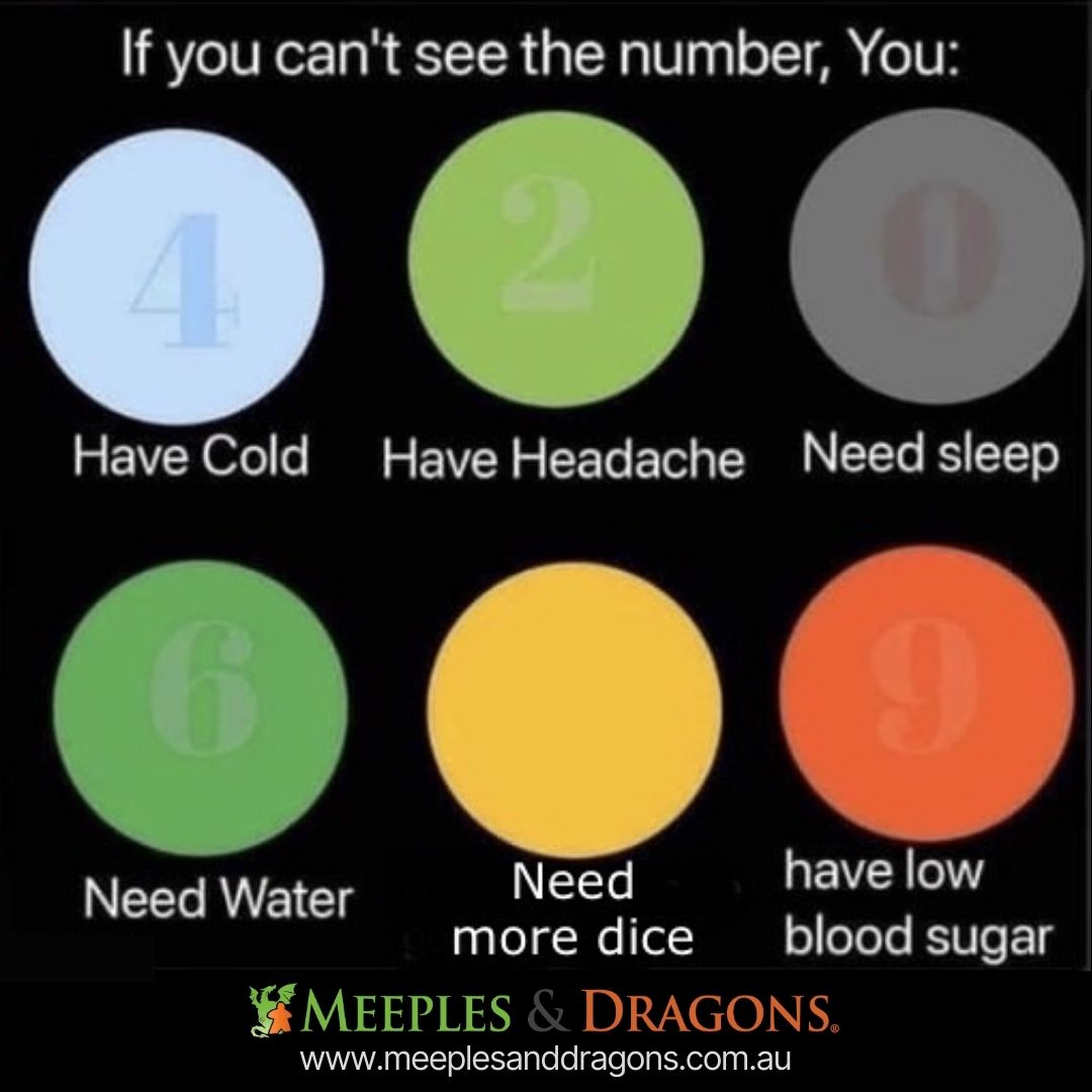 EYE TEST: What do YOU SEE?
🎲🎲🎲🎲🎲🎲🎲🎲🎲🎲
*We are in no way ophthalmologists or optometrists. This is only a meme. We still think you should get more dice though...but we are a little biased 👀

rfr.bz/te33248

#dice #ttrpg #dnd #sharpedgedice