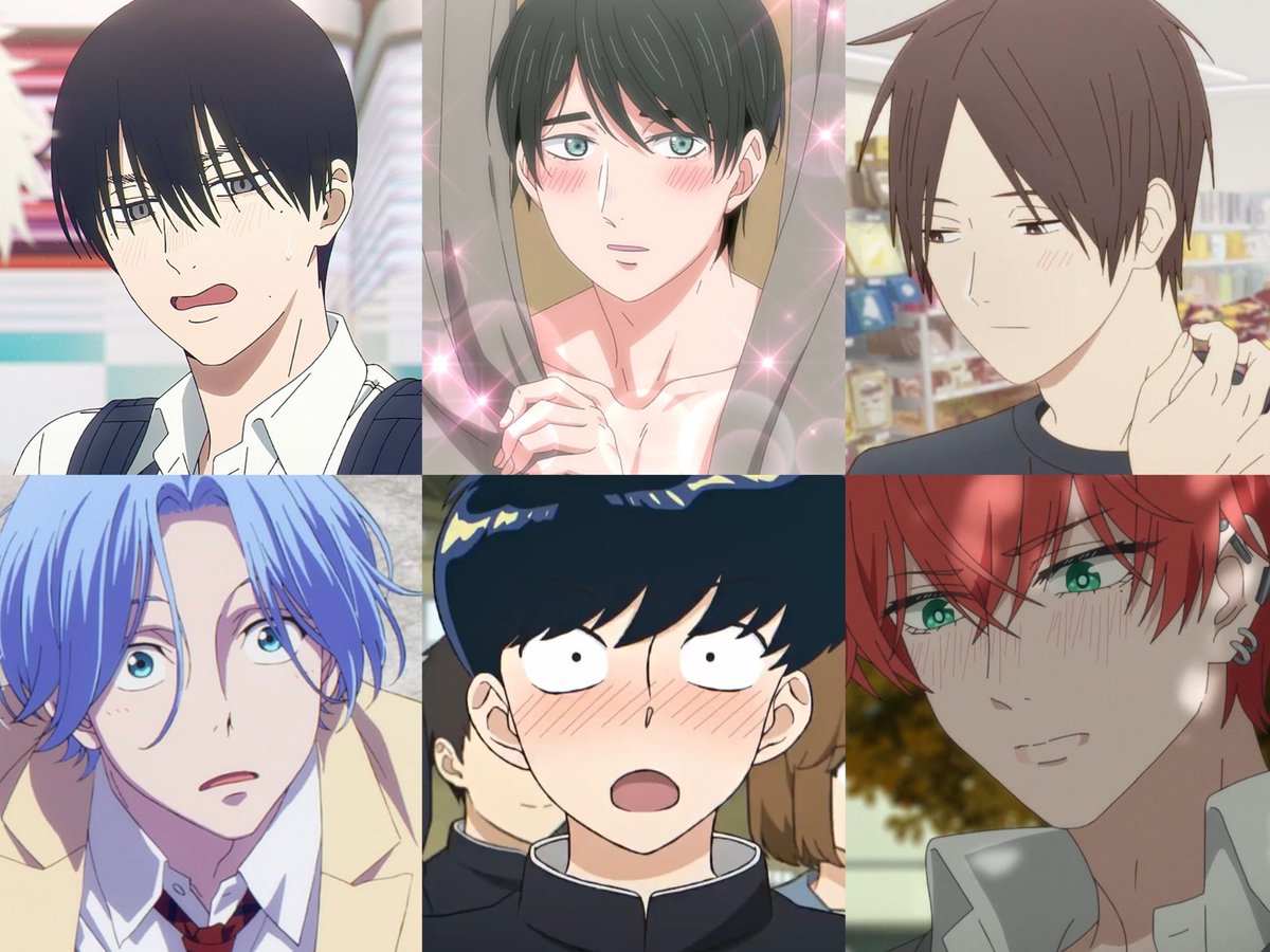 goboee's tweet photo. chiaki kobayashi the second a socially awkward gay characters shows up: say less https://t.co/g1nprQi7ip